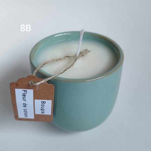 8B - Bougie fleur de coton - 150g