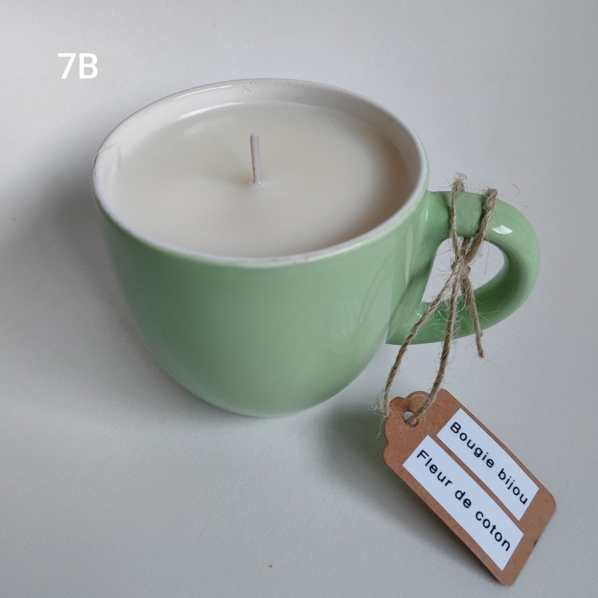 7B - Bougie bijou fleur de coton - 200g