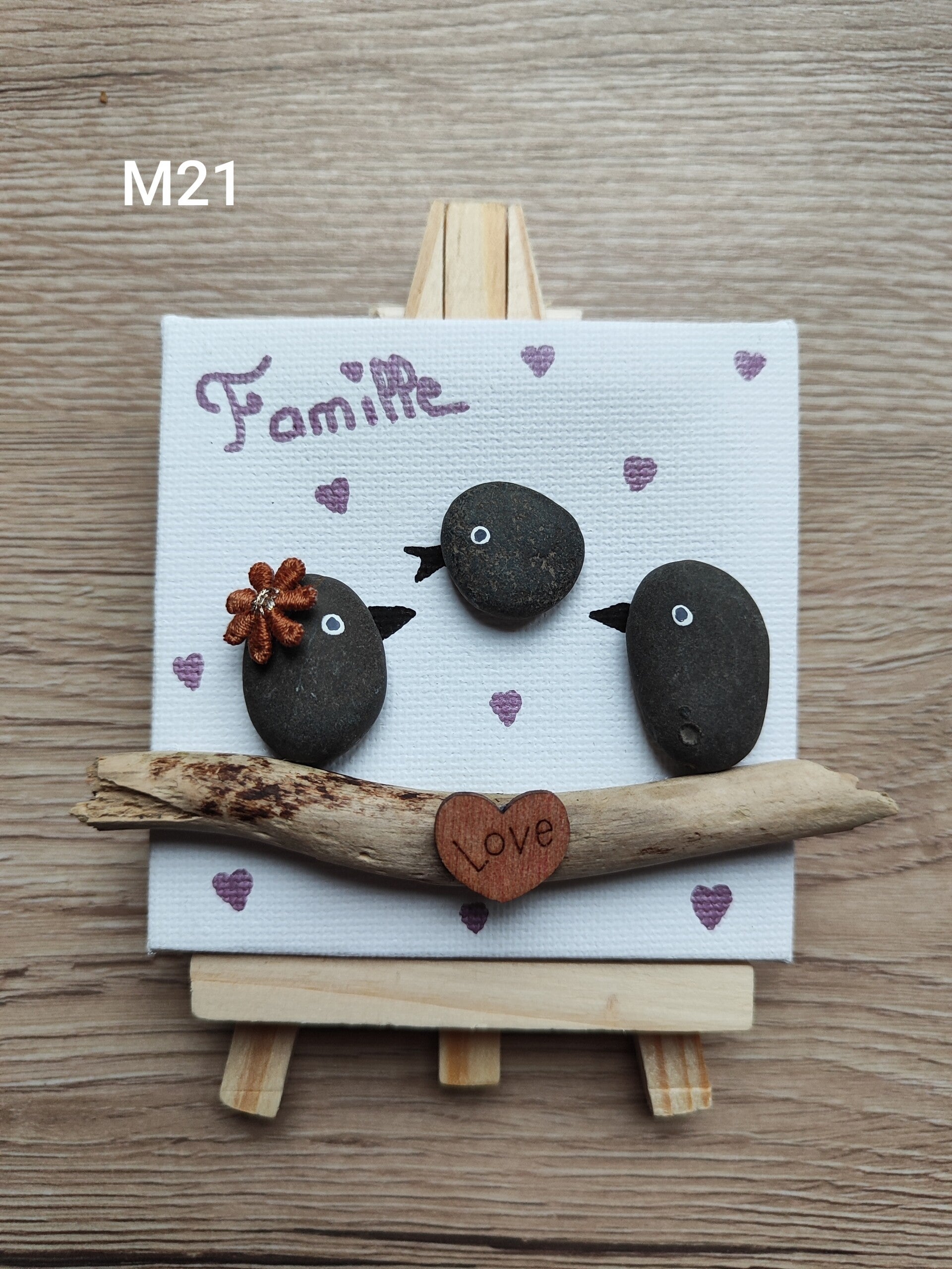 Mini toile "famille" M21