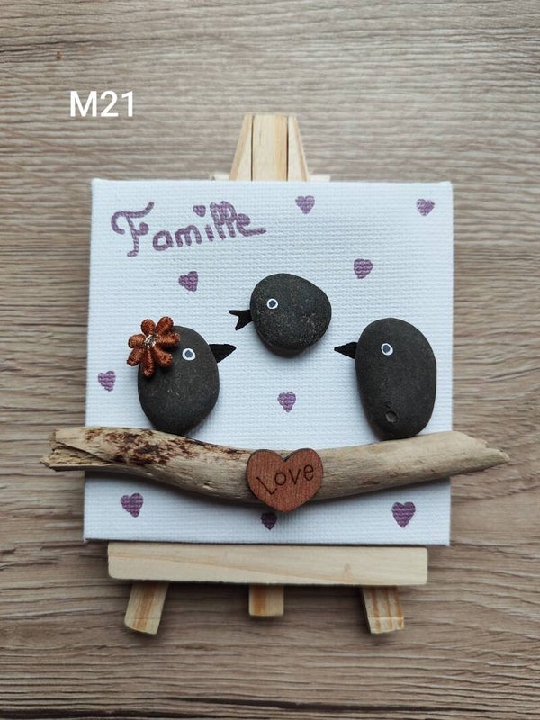 Mini toile "famille" M21