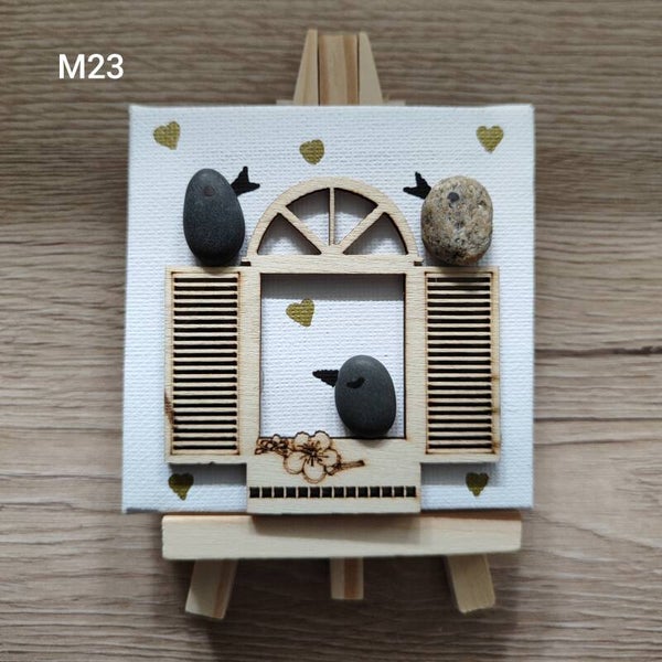 Mini toile "famille" M23