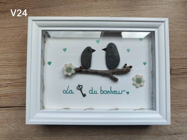 Cadre vitré lumineux "couple" V24