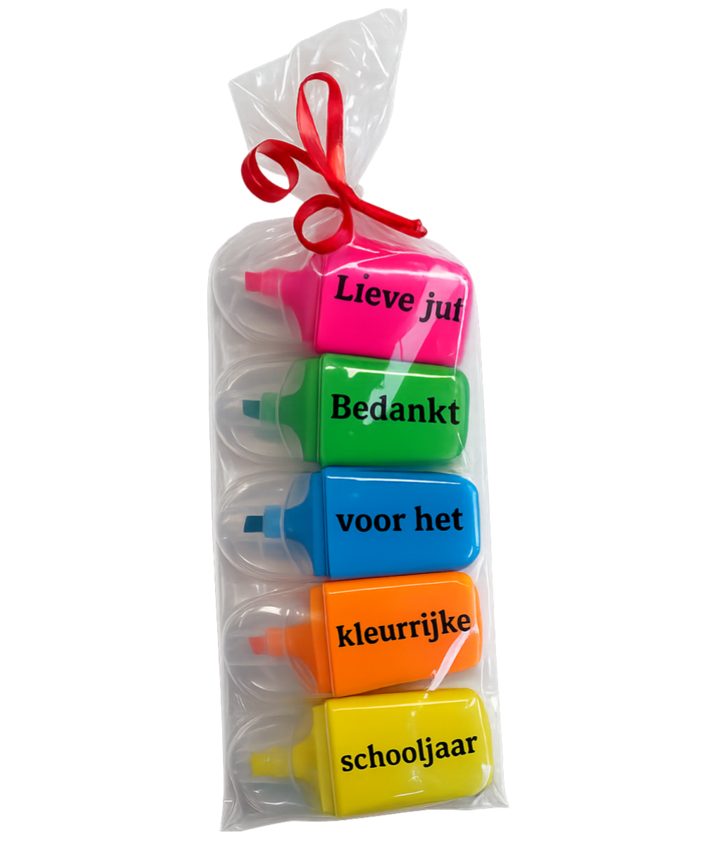 Mini Fluo stiften juf