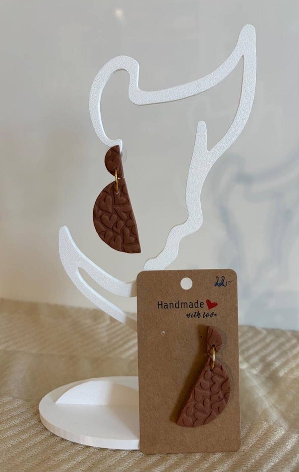 Ohrringe Halbmond