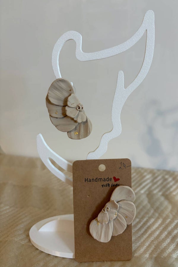 Ohrstecker halbe Blume