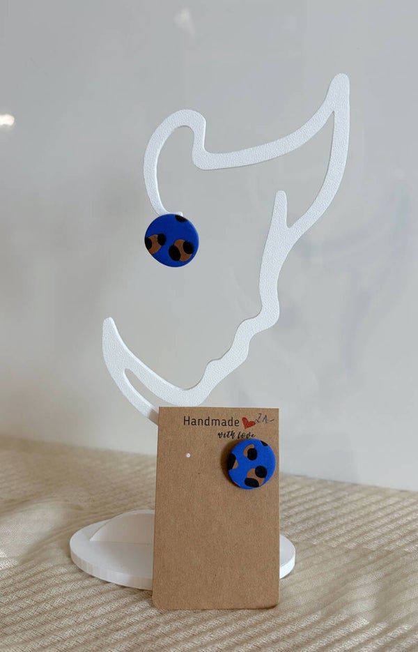 Leo Ohrstecker royalblau