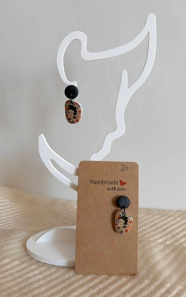 Ohrringe Frida halbrund