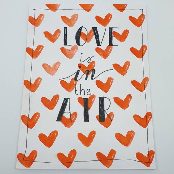 Love Is In The Air - Quotekaart