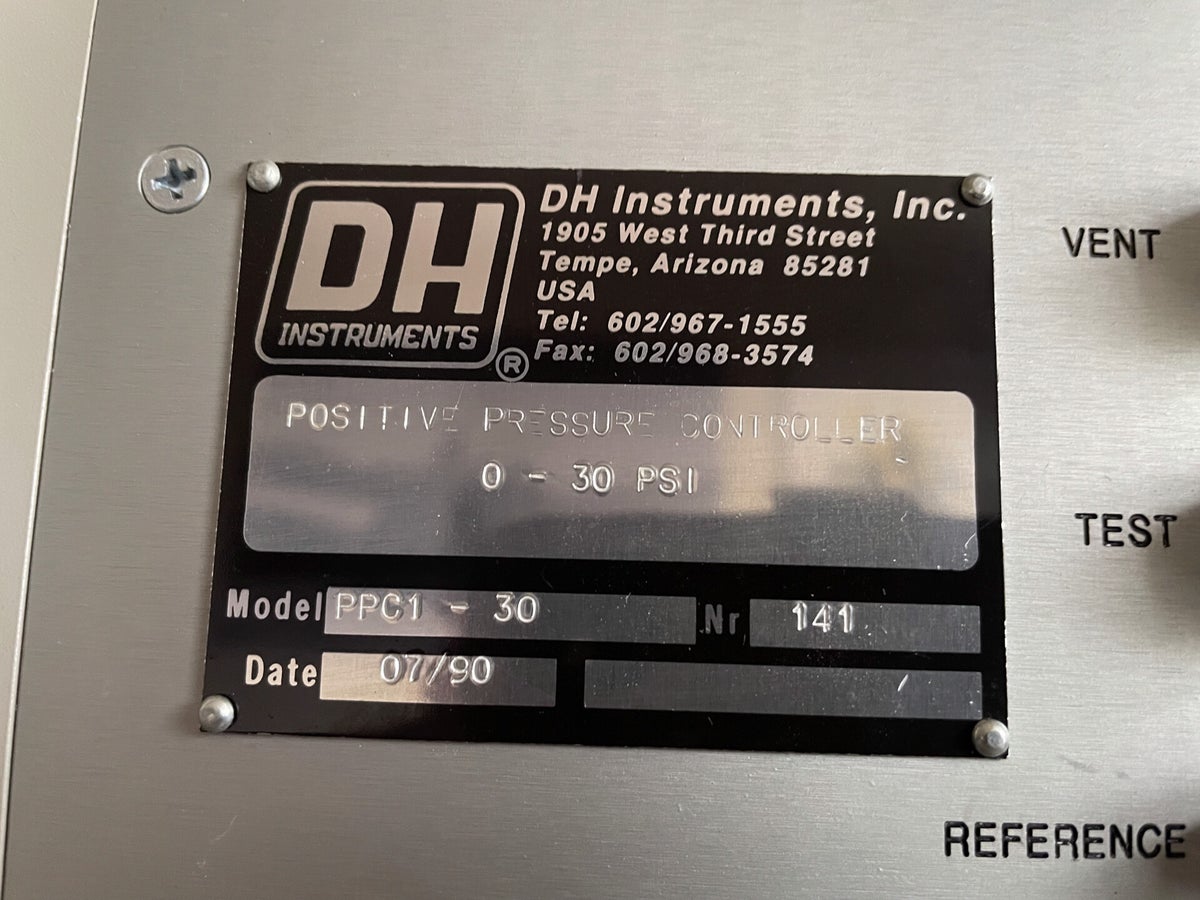 DHI PPC1 pressure controller 30 psi | CoBo Engineering
