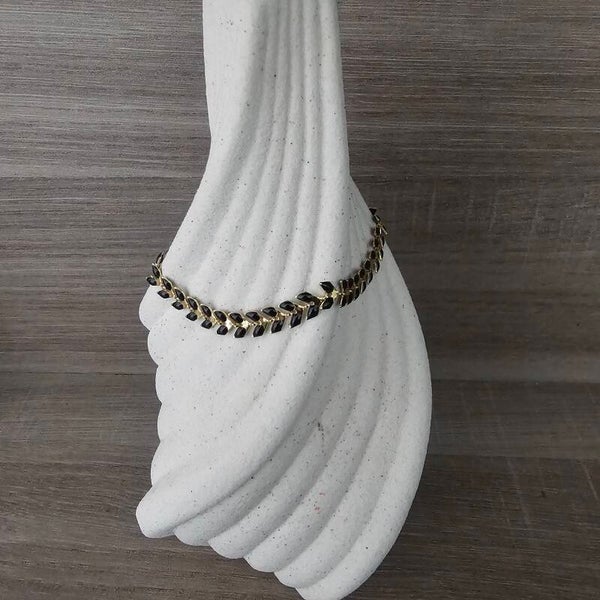 Bracelet tresse noir