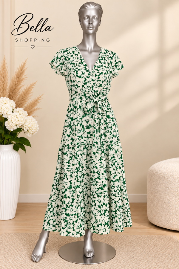 Robe longue fleurie élégante