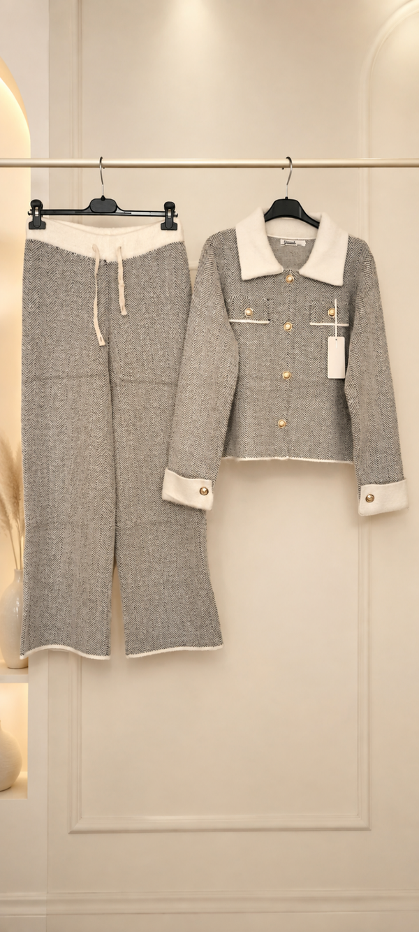 Ensemble pantalon et veste Élégance Douce