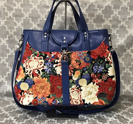 Floral & Blue Handbag