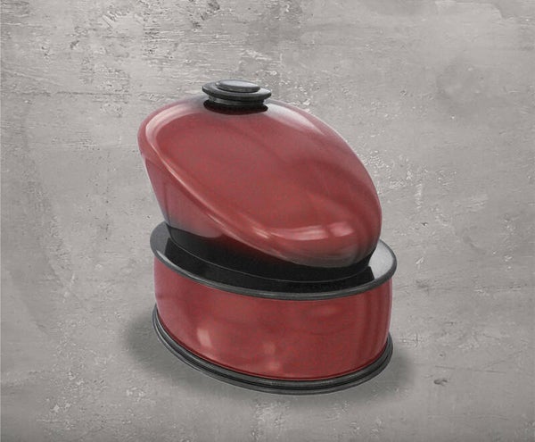 Urniq tank urn # red & black
