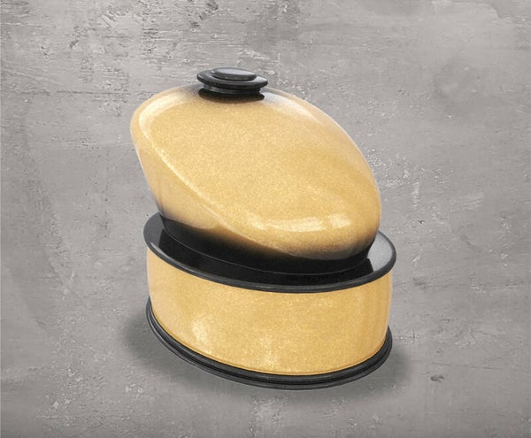 Urniq tank urn # sand & black