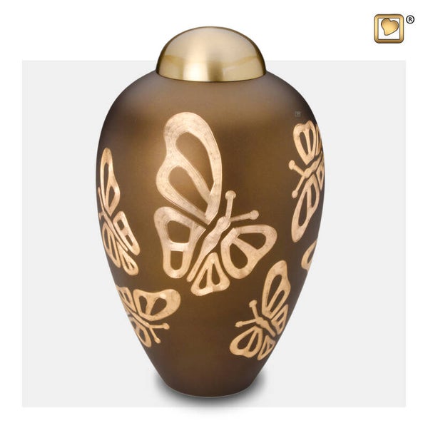 Urn elegant vlinder A543