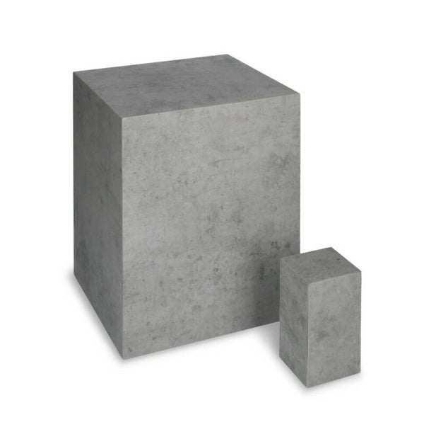 Houten mini-urnen 'beton look' -  E3