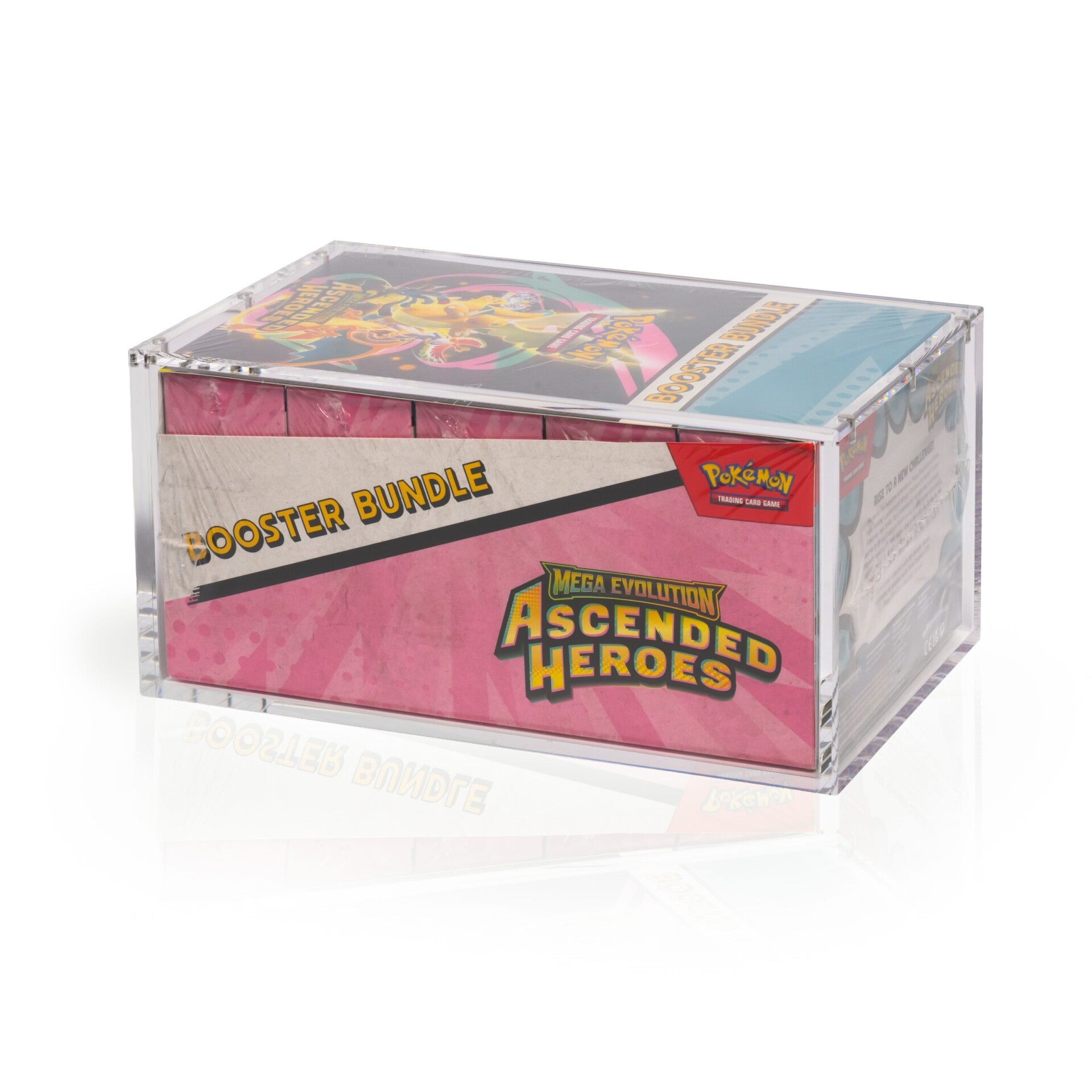 The Acrylic Box - Pokemon Booster Bundle Display V2 - Display Case
