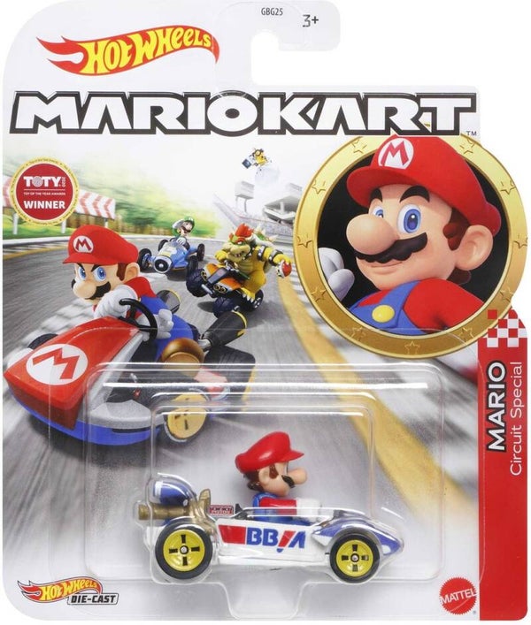 Hot Wheels Mario Kart Replica Die-Cast - Mario
