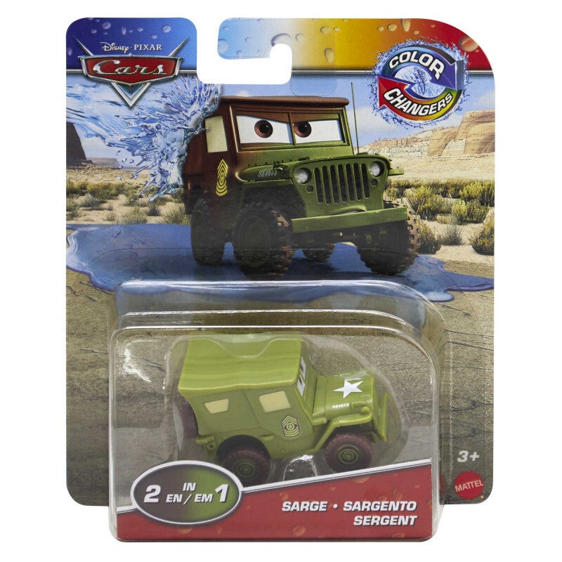 Disney Pixar Cars Color Changers 2-in-1 - Sarge
