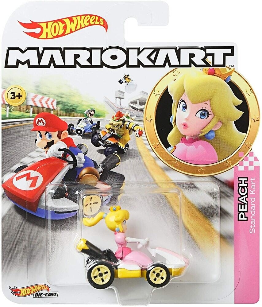 Hot Wheels Mario Kart Replica Die-Cast - Princess Peach