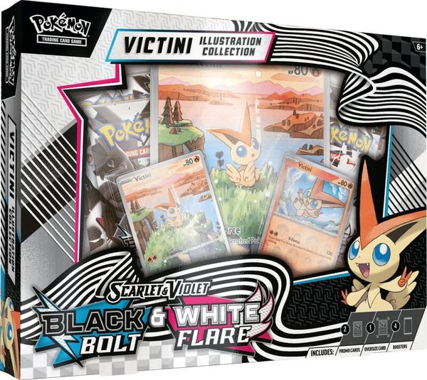 Pokemon TCG Scarlet & Violet - Black Bolt & White Flare - Illustration Collection Victini