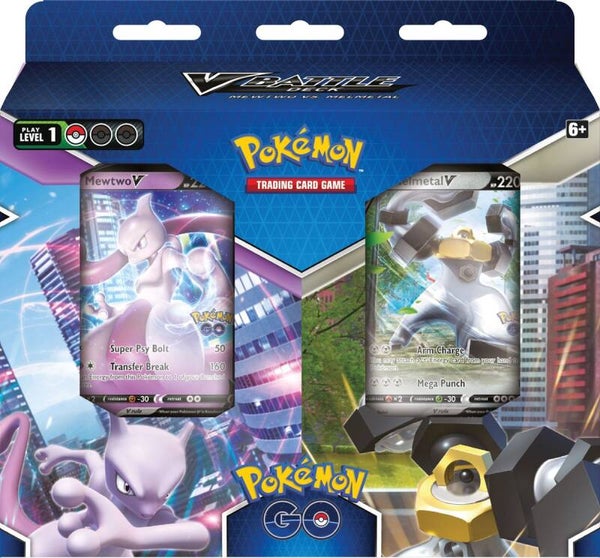 Pokemon Go V Battle Decks Bundle Mewtwo vs. Melmetal