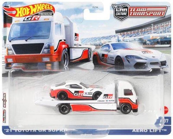 Hot Wheels - Premium Team Transport - '21 Toyota GR Supra