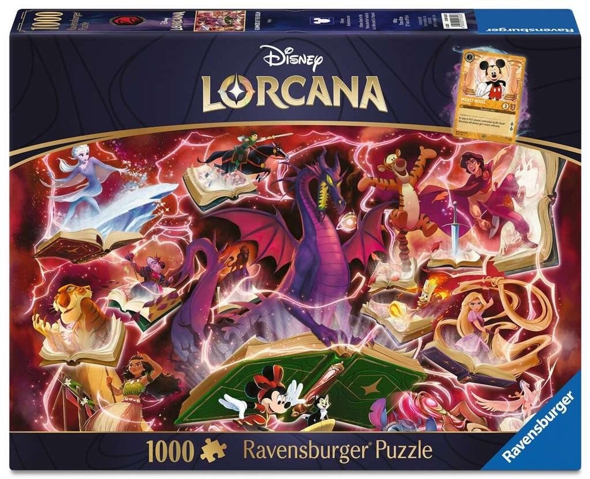 Disney Lorcana - Glimmers of the Realm - Ruby Puzzel (1000 stukjes) + Promokaart