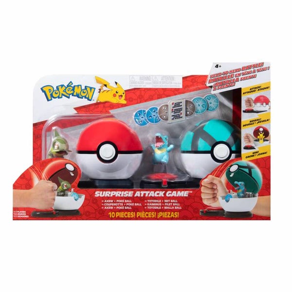 Pokemon Surprise Attack Battle Game - Axew en Totodile