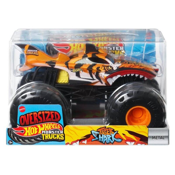 Hot Wheels Monster Trucks Oversized 1:24 - Tiger Shark