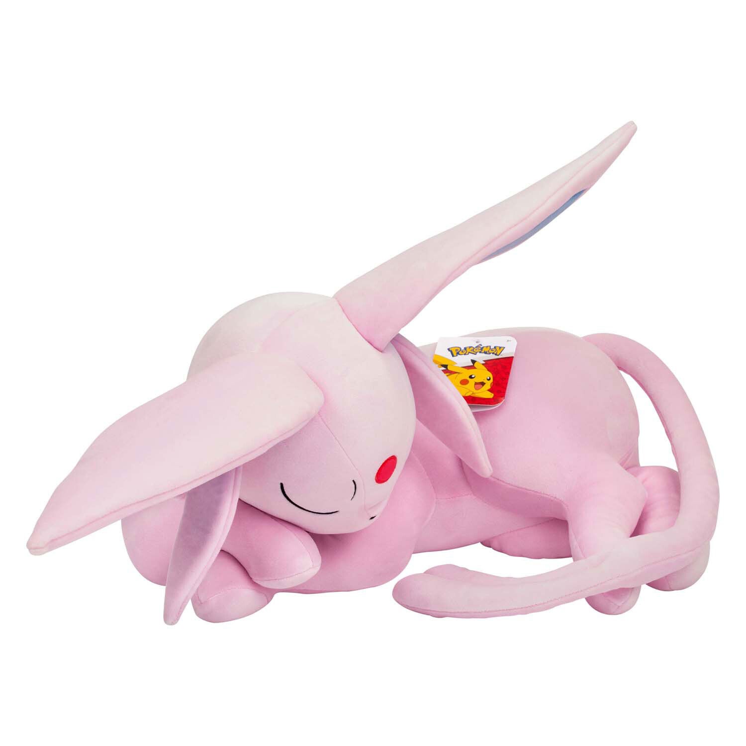 Pokemon - Slapende Espeon - Pluche knuffel - 45 cm