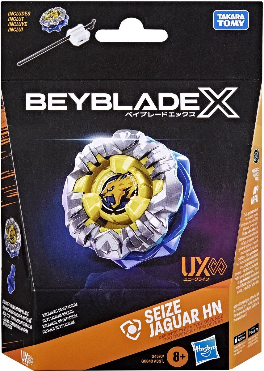 Beyblade X Starter Pack Top en Launcher - Seize Jaguar HN