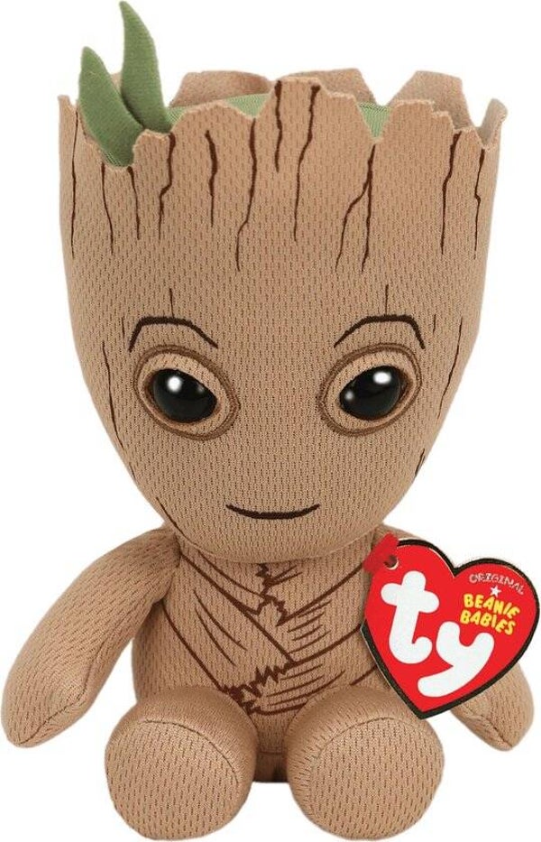 Ty Beanie Babies Marvel Knuffel Groot 15 cm