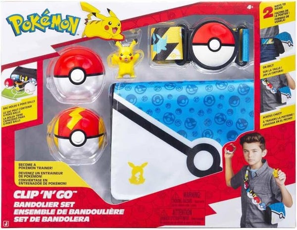 Pokemon Clip 'N' Go Bandolier Set - Pikachu