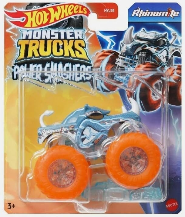 Hot Wheels Monster Trucks Power Smashers - Rhinomite