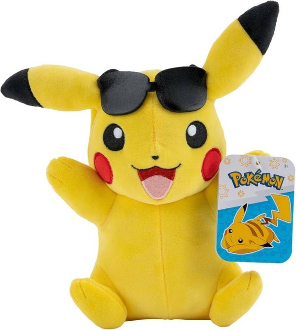 Pokemon - Pikachu met Zonnebril - Pluche knuffel - 20 cm