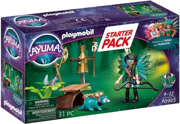 PLAYMOBIL Adventures of Ayuma Starterpack Knight Fairy met wasbeer - 70905