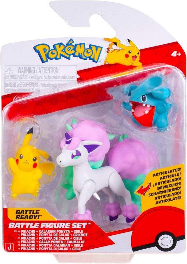 Pokemon Battle Figure Pack - Aipom, Sirfetch'd, Duskull