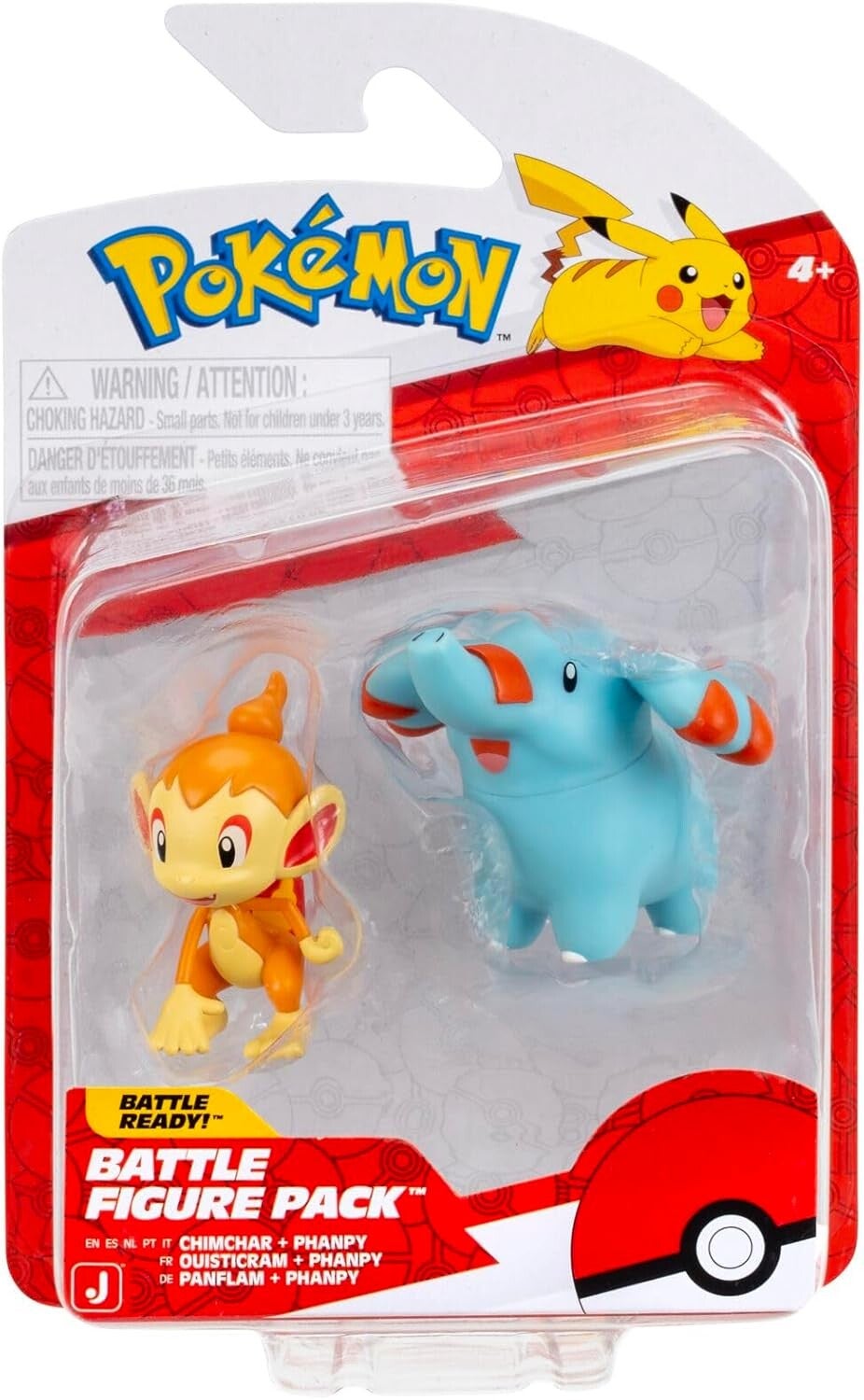 Pokemon Battle Figure Pack -  Chimchar & Phanpy