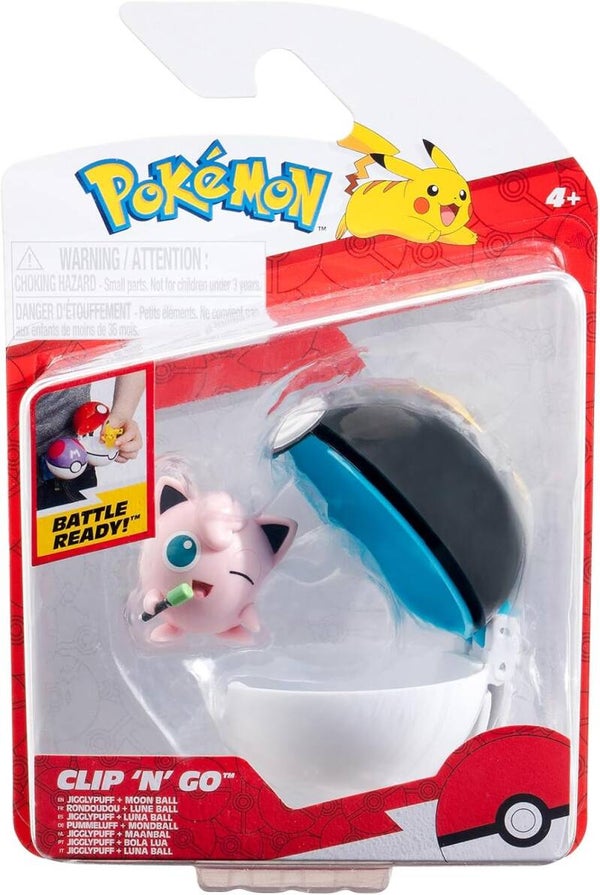 Pokemon Clip 'n Go Jigglypuff Moon Ball