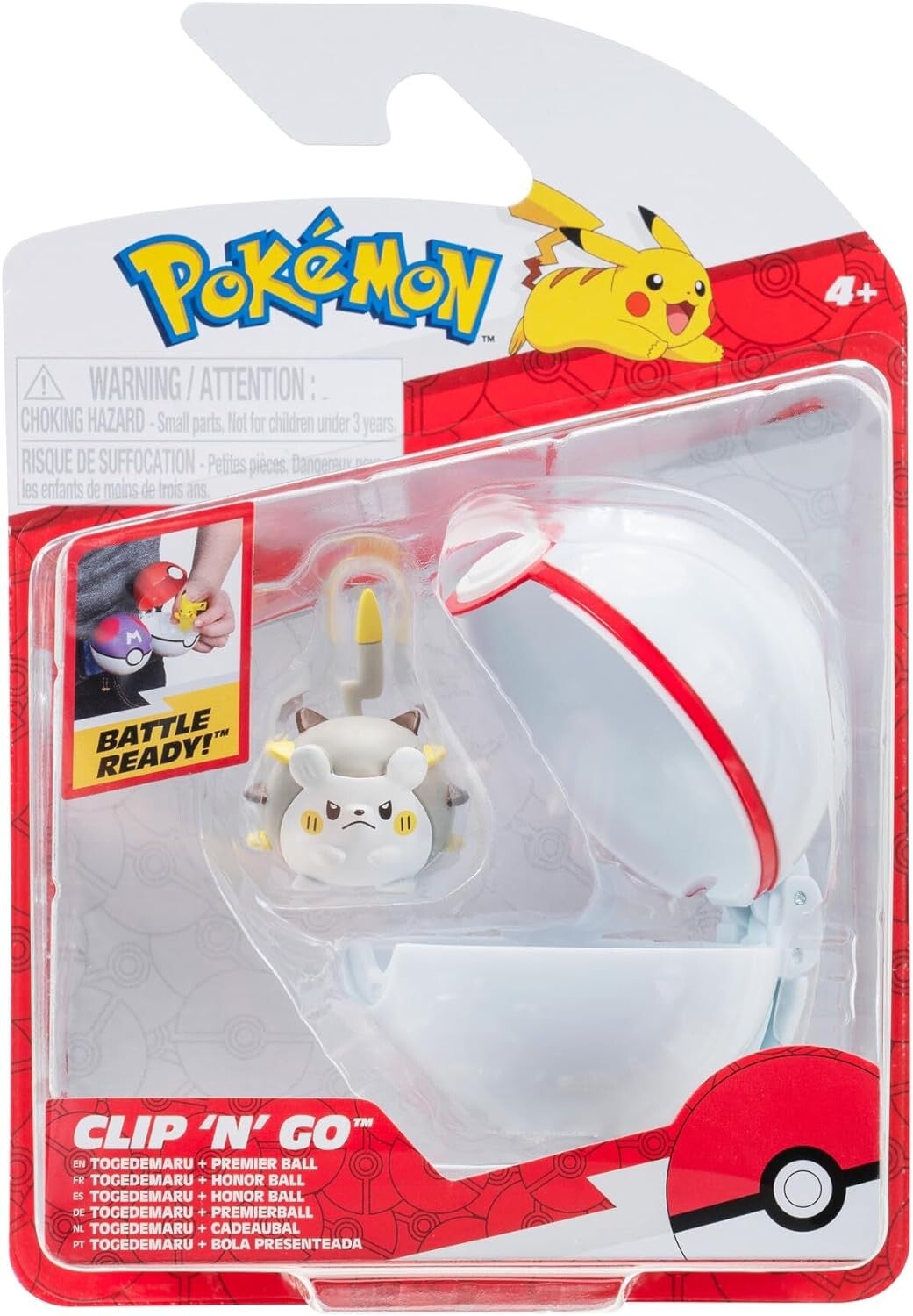 Pokemon Clip 'n Go Togedemaru Premier Ball