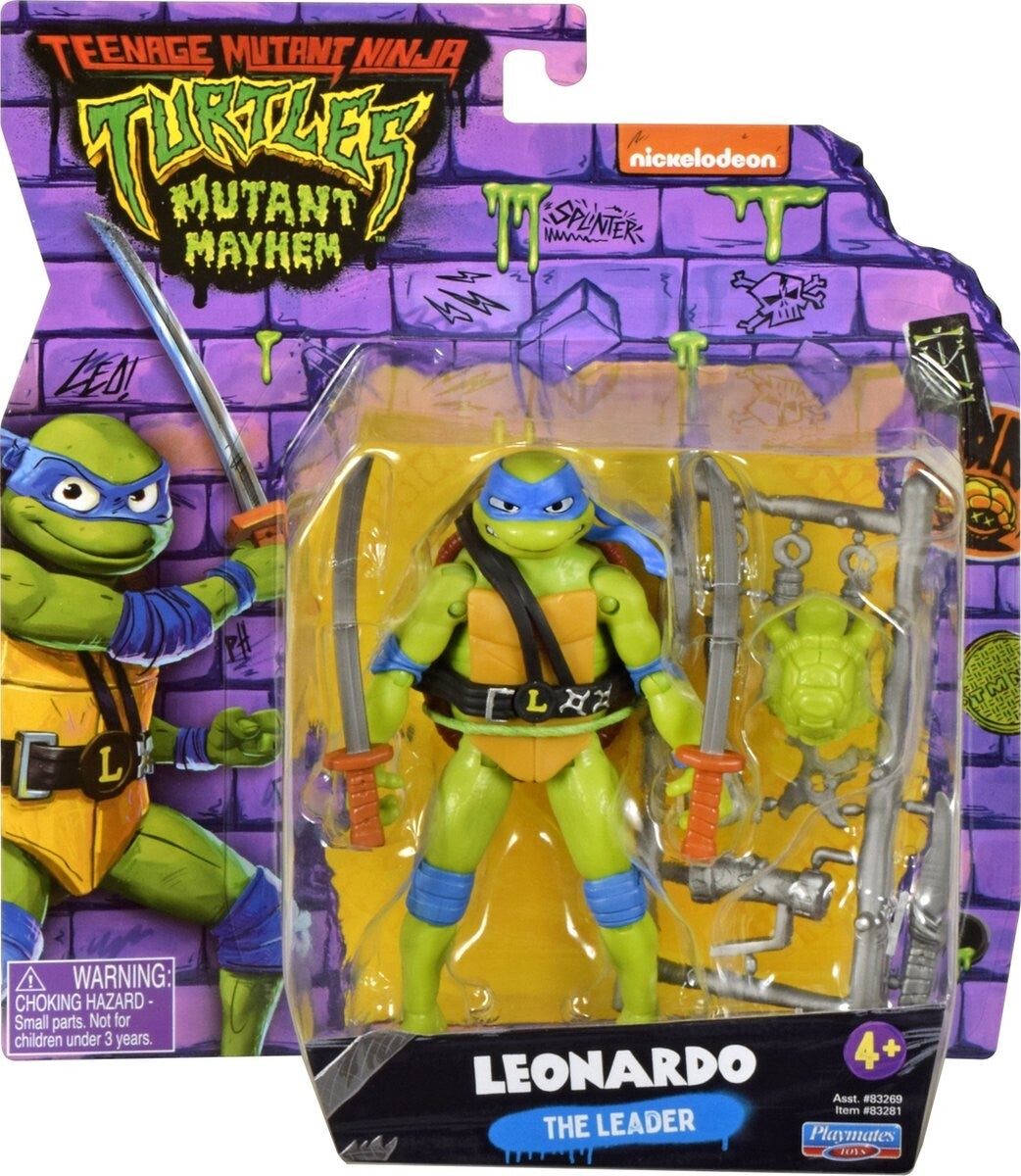 Teenage Mutant Ninja Turtles Mutant Mayhem Basic Figures - Leonardo