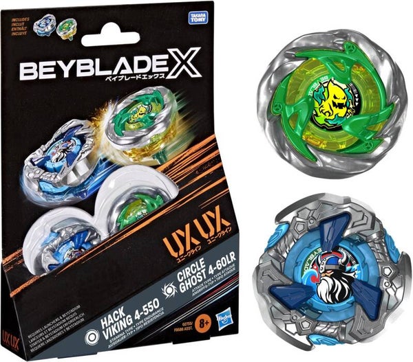 Beyblade X Dual Pack - Hack Viking 4-55O & Circle Ghost 4-60LR