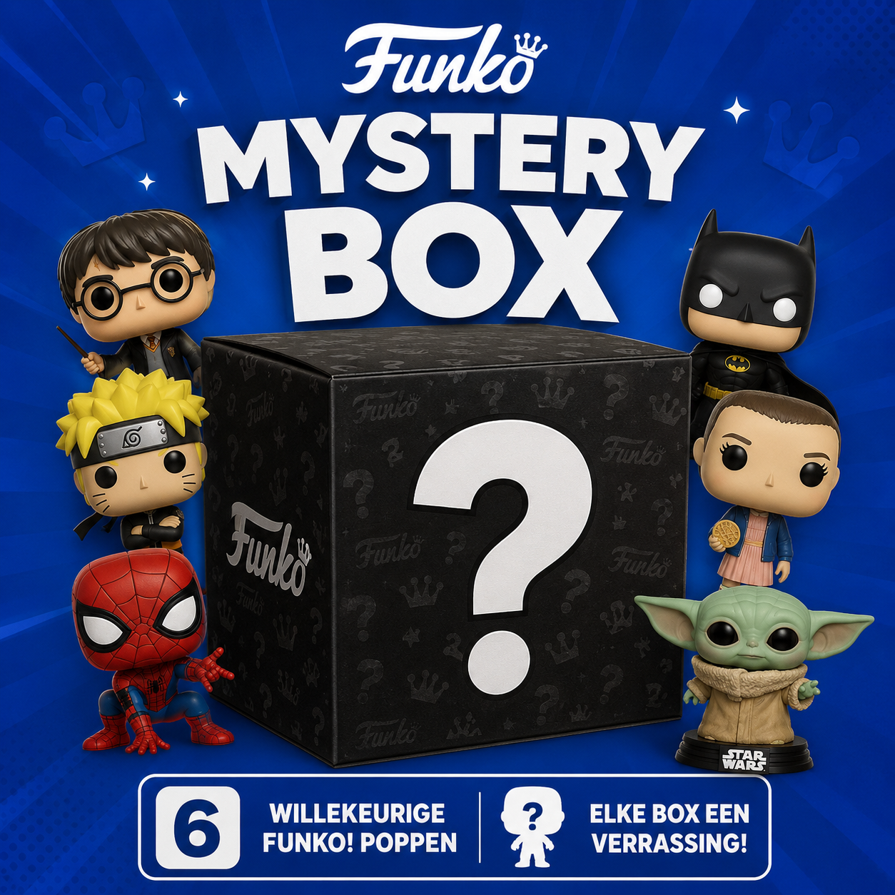 Funko Pop! Mystery Box (6 stuks)