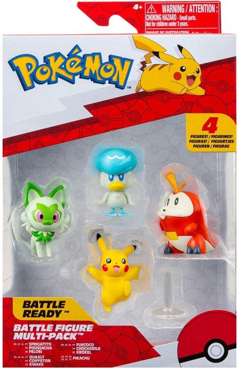 Pokemon Gen IX Battle Figure Set Figure 4-Pack