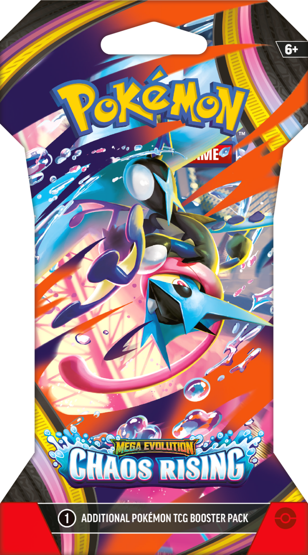 Pokemon TCG Mega Evolution Chaos Rising Sleeved Booster Pack
