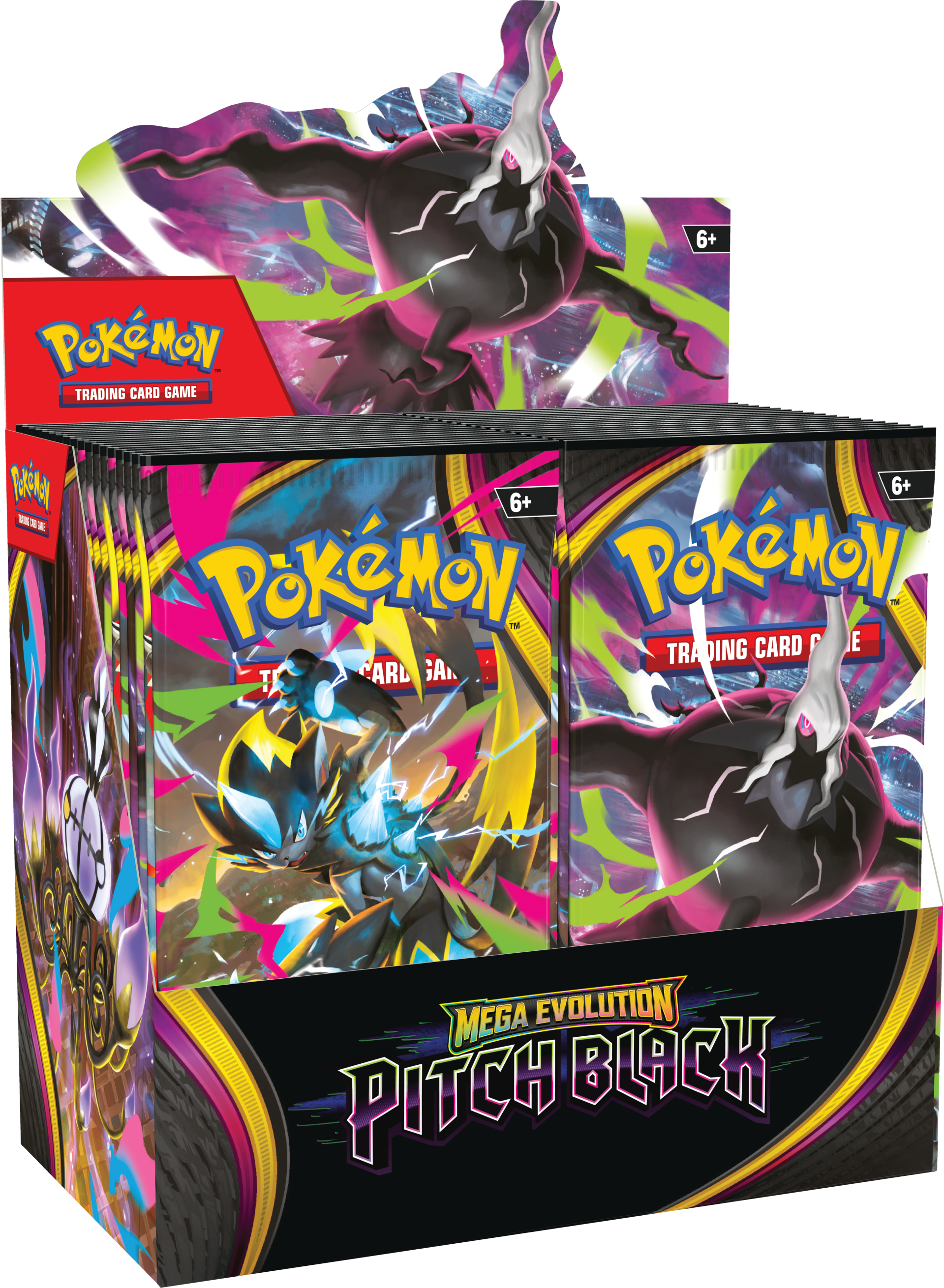 Pokemon TCG Mega Evolution Pitch Black Sealed Booster Box (36 stuks)