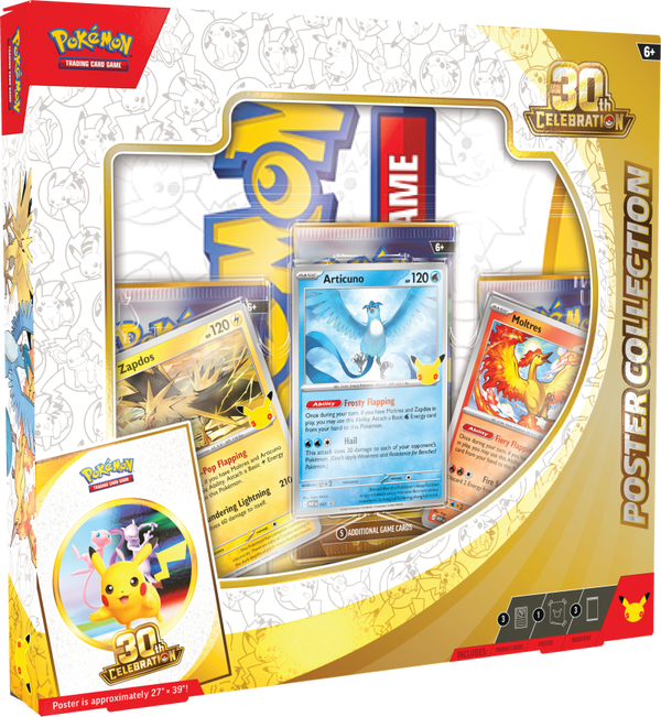 Pokemon TCG 30th Celebration - Poster Collection