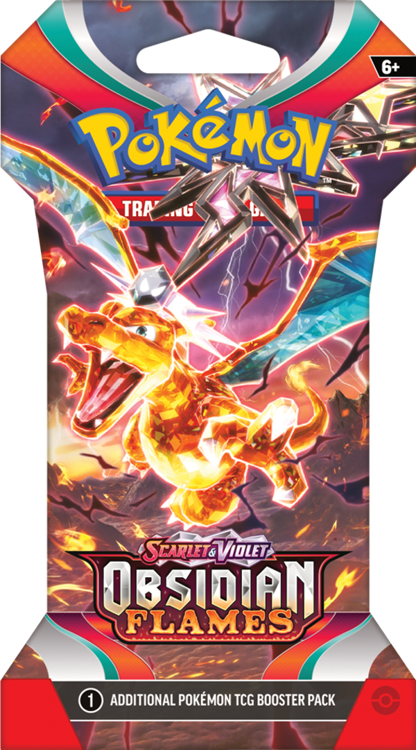 Pokemon TCG Scarlet & Violet Obsidian Flames Sleeved Booster Pack